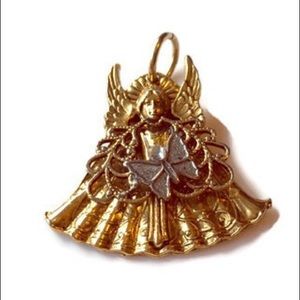 Delete-Angel Butterfly Pendant Rhinestone Handmade